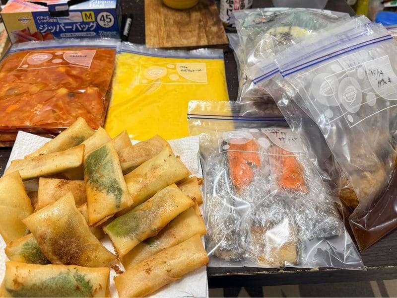 image 【中村の親ばか奮闘記】一人暮らしの娘へ、冷凍作り置きおかず便