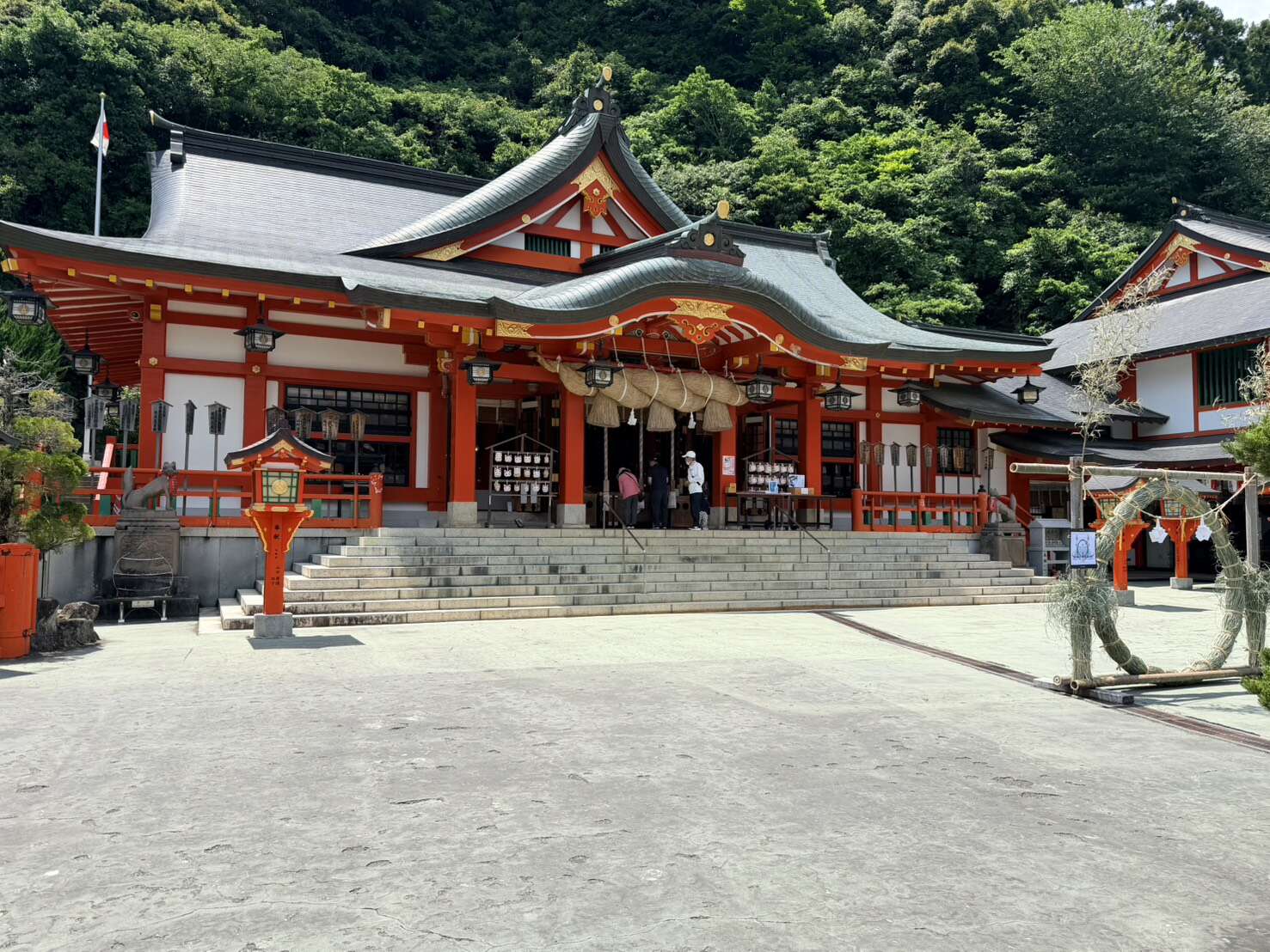 太皷谷稲成神社の社殿