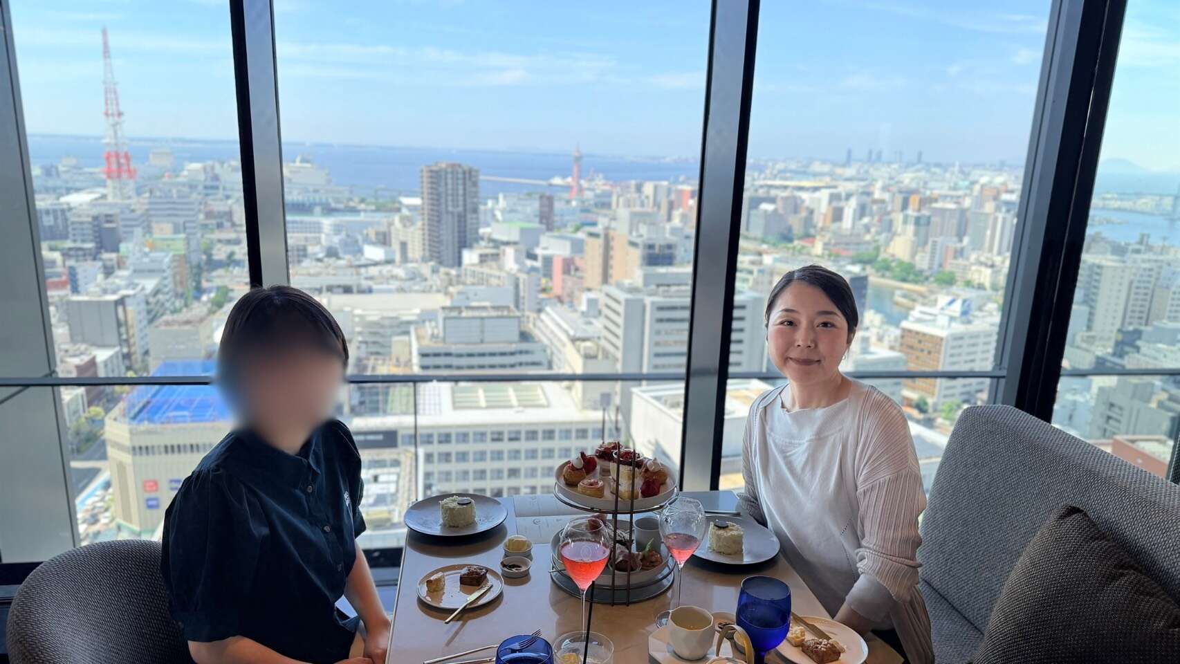 娘と一緒に楽しんだ食事
