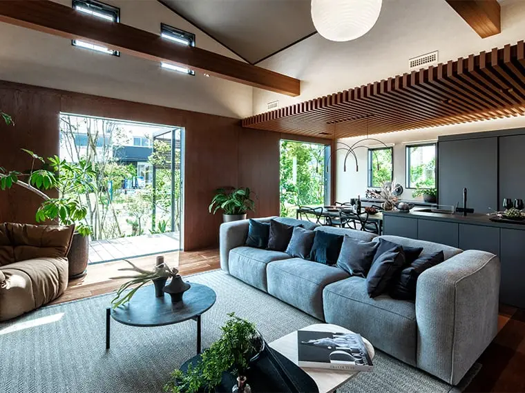 リゾートを感じる家