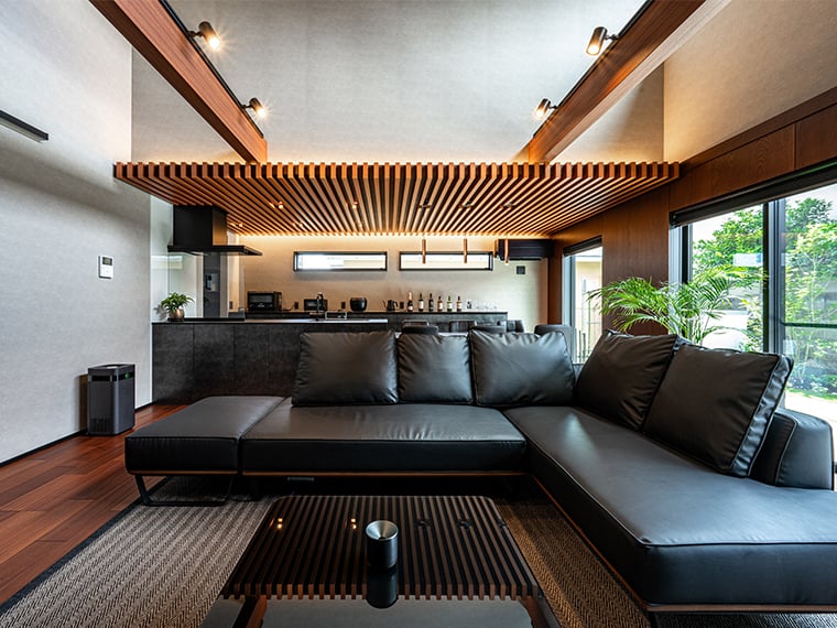 ディテールまで、美しく。 ～ラグジュアリーに包まれたガレージハウス～ 内装