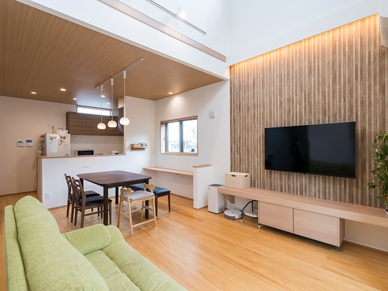 趣味と利便性を両立させた家（仮） 内装