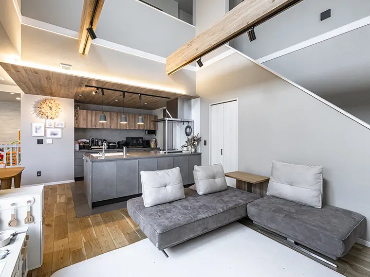 気密・断熱にこだわった朝まであたたかい家 内装